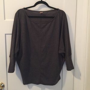 Grey long sleeve top