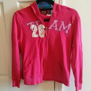 Junior's size large zip up hoodie