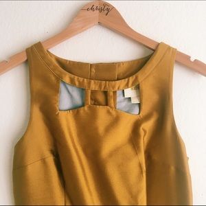 ✨HP✨ Anthropologie (Maeve) Gold Dress