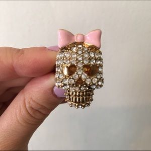 Betsey Johnson Skull Ring