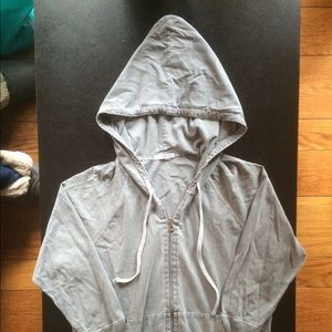 James Perse Classic Zip Hoodie