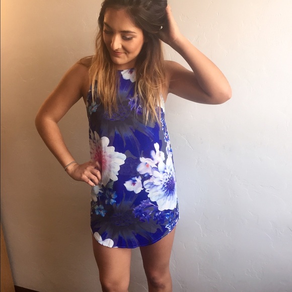 Xenia colorful floral print dress