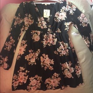 Floral flowing dress