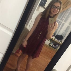 Velvety, suede swing dress💃🏼