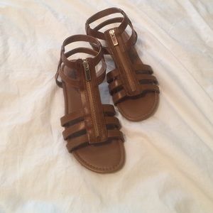 tan sandals