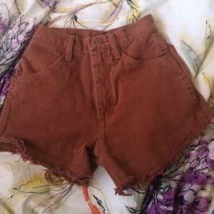 Wrangler High Waisted Shorts