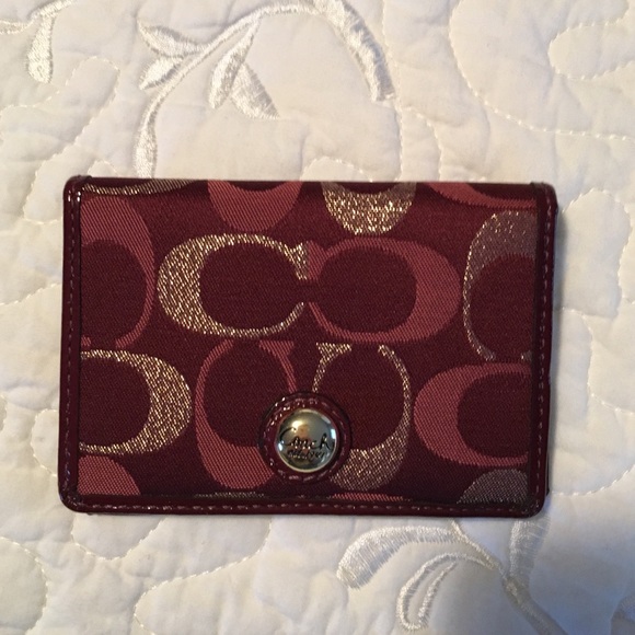 Coach small wallet.