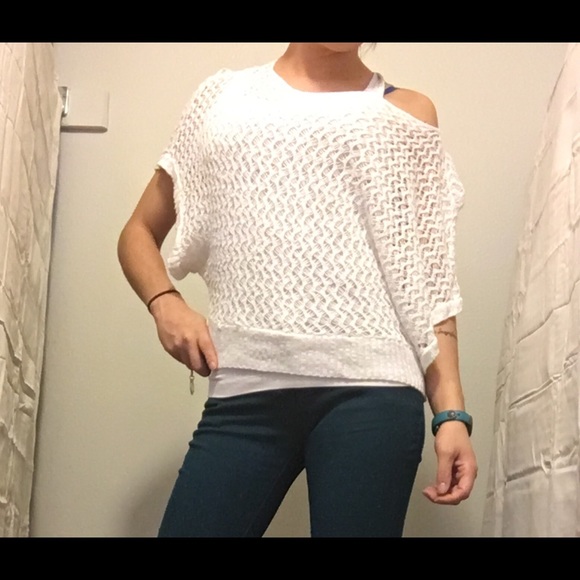 Off-Shoulder Crochet Top