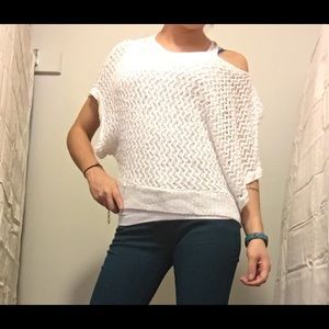 Off-Shoulder Crochet Top