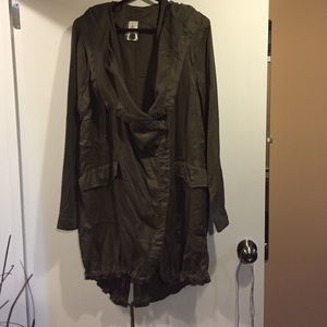 Large jacket long back