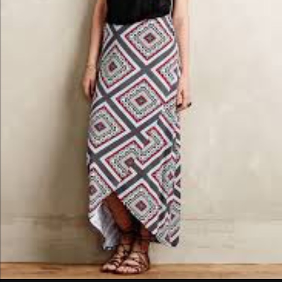 Hi low skirt anthro