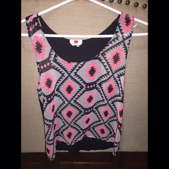 tribal print tank top