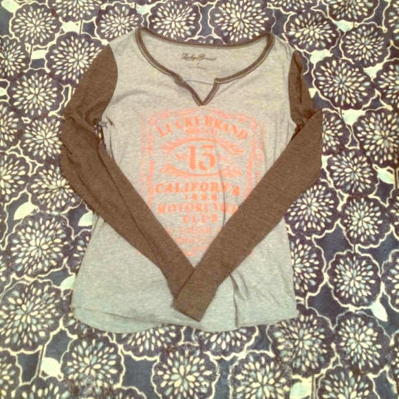 Lucky brand long sleeve t