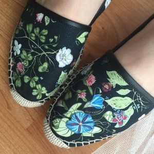 GUCCI Pilar Floral Espadrilles