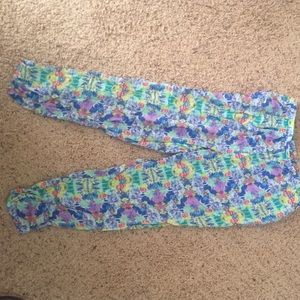 Victoria's Secret loose fit patterned pants