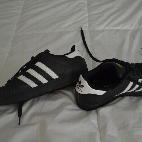 Adidas black Superstar