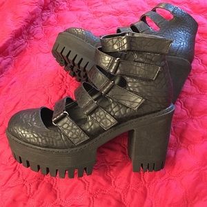 ASOS Cutout Ankle Boots