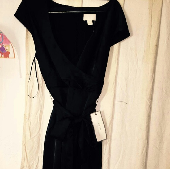 J Crew NWT Cecilia BLACK cocktail dress SALE - Picture 3 of 4