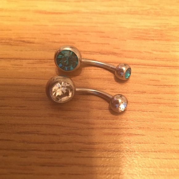 Turquoise and diamond naval rings