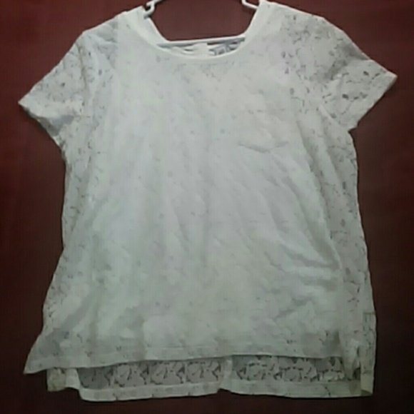 White lace top