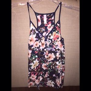 Floral print tank top