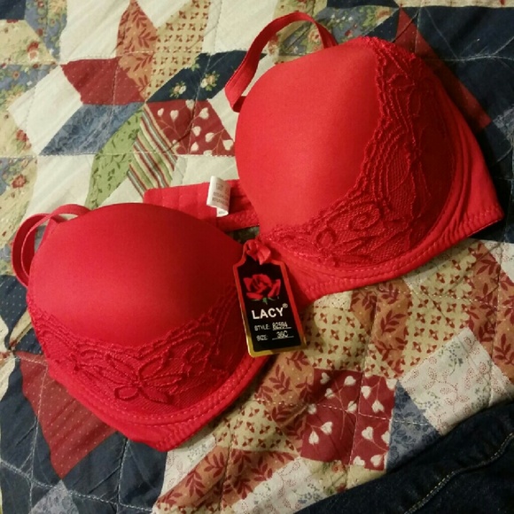 Red bra