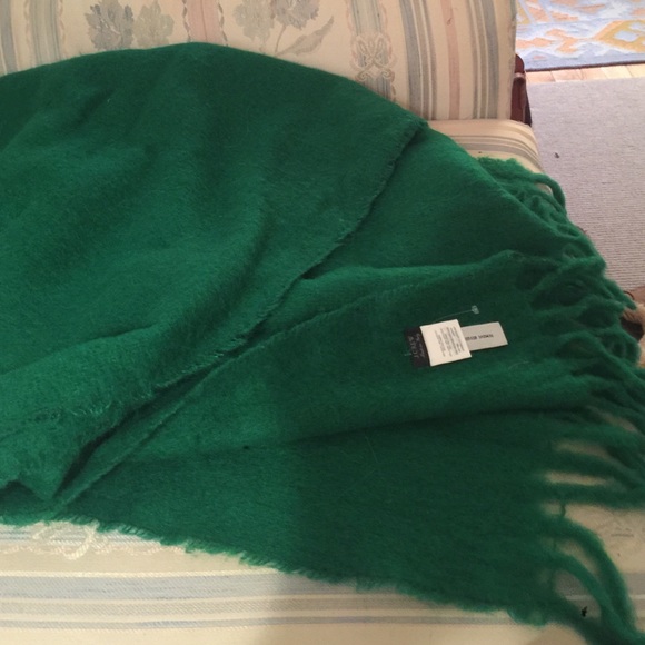 Oversized Wool/ acrylic j crew scarf.