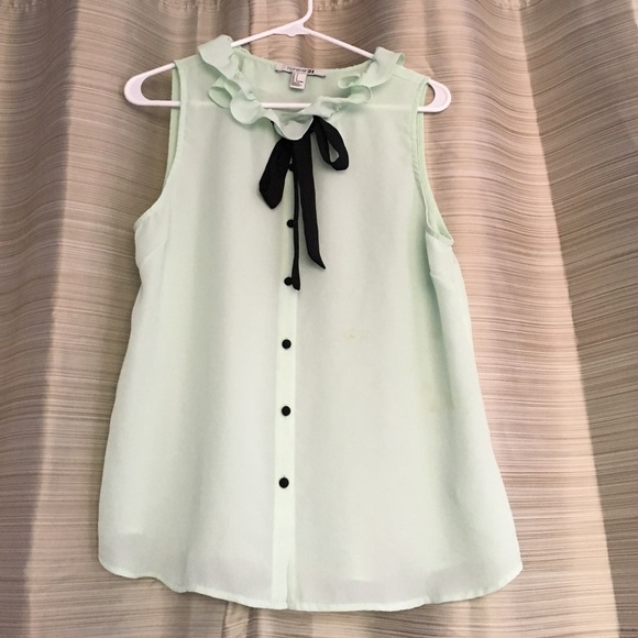 Forever 21 Mint Green Top