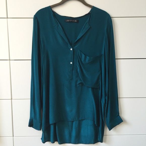 Zara Silk Blouse Size:M, Worn Once