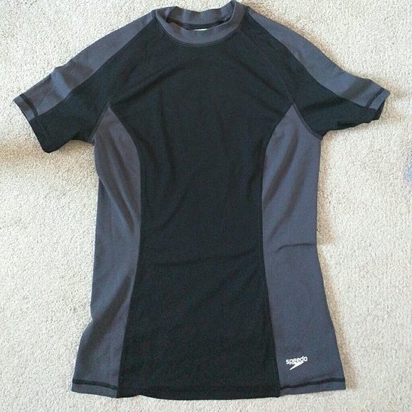 S SPEEDO swim top rashguard