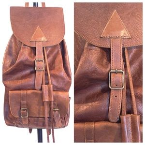 One Of a Kind, ROWDY Backpack- leather-