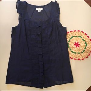 {Calvin Klein} Ruffled tank top
