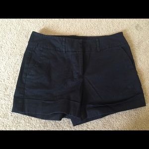 NY & Co black twill shorts