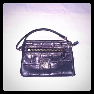 Navy Dooney & Bourke Wristlet