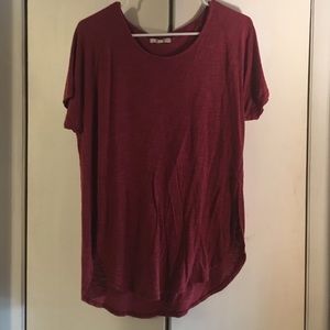 Madewell Red Heather Tshirt