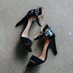 Strappy heels