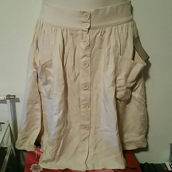 Uo urban outfitters button down shirt cream small