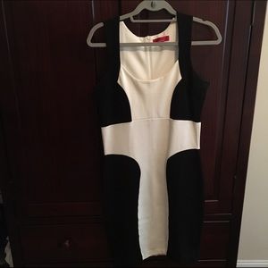 Red Saks Fifth Avenue Bodycon Dress