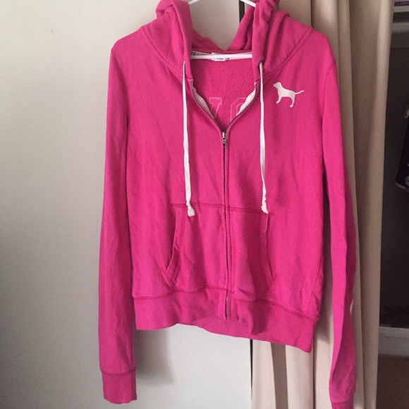 Pink zip up jacket