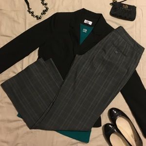 Express Plaid Editor Pants