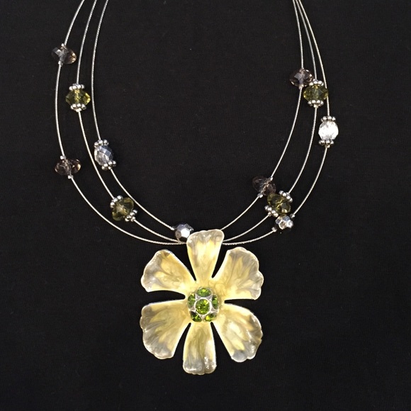 Crystal Multi-Strand Necklace