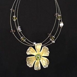 Crystal Multi-Strand Necklace