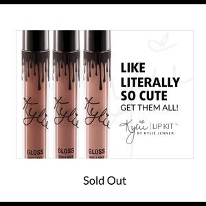 Kylie Jenner lip gloss set