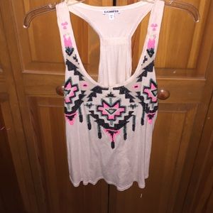 Tribal, sequin tank top from the Express!