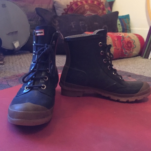 Hunter combat rain boots