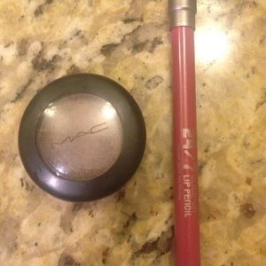 Mac Eyeshadow and Urban Decay lip liner