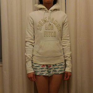 Fitted Abercrombie and Fitch hoodie