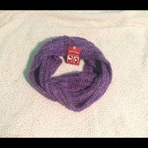 Purple Knit Infiniti Scarf
