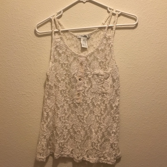 Lace tank