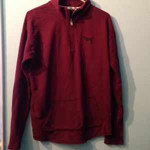 Pink Boyfriend Quarter Zip